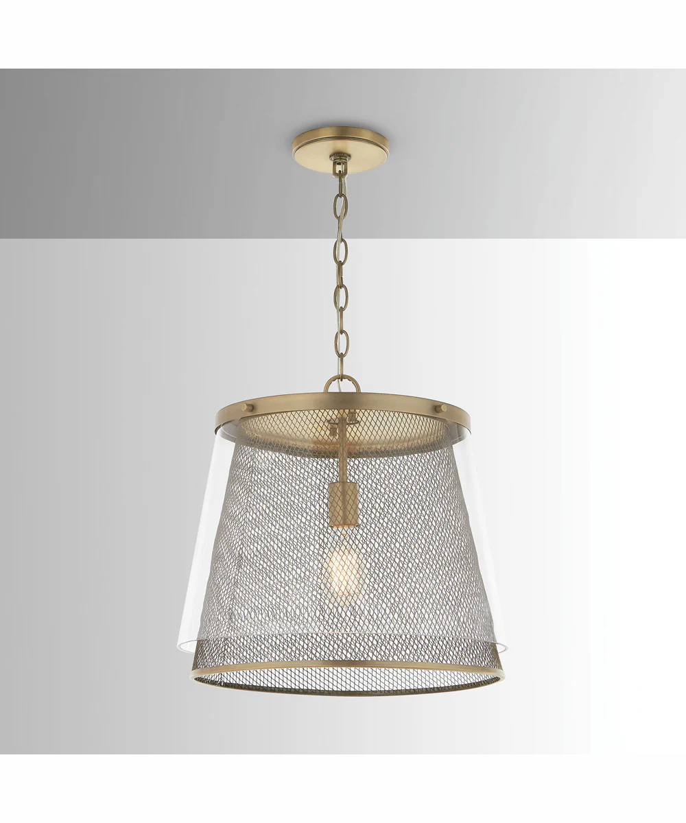 Abbott 1-Light Pendant Aged Brass - Image 2