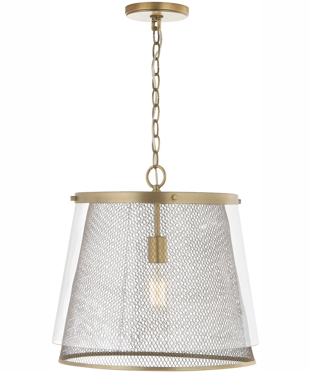 Abbott 1-Light Pendant Aged Brass - Image 4