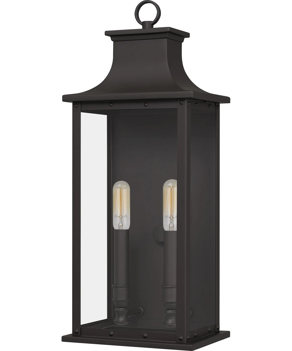 Abernathy Medium 2-light Outdoor Wall Light Coastal Armour Aluminum Old Bronze - Image 2