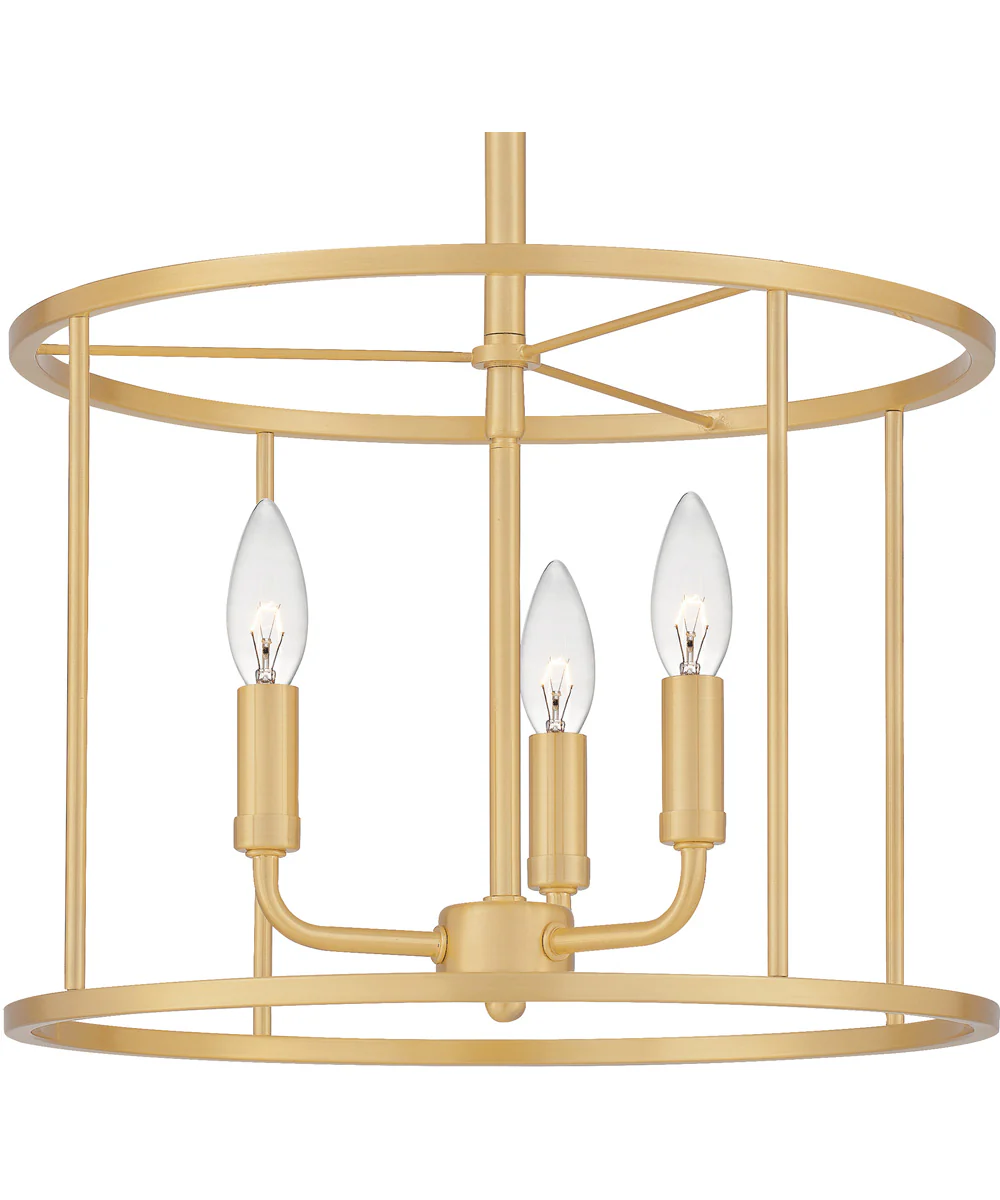 Abner 3-light Pendant Aged Brass - Image 6