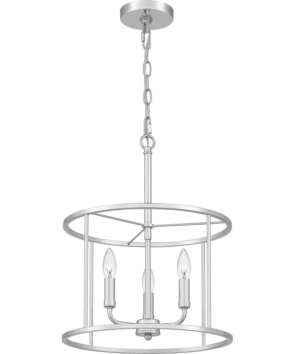 Abner 3-light Pendant Polished Chrome - Image 4