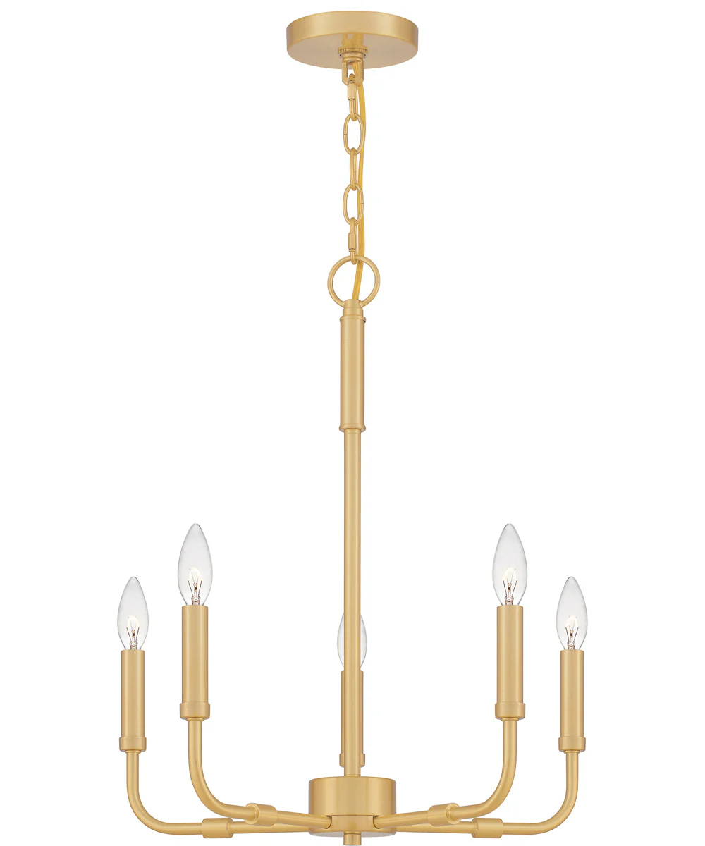 Abner 5-light Chandelier Aged Brass