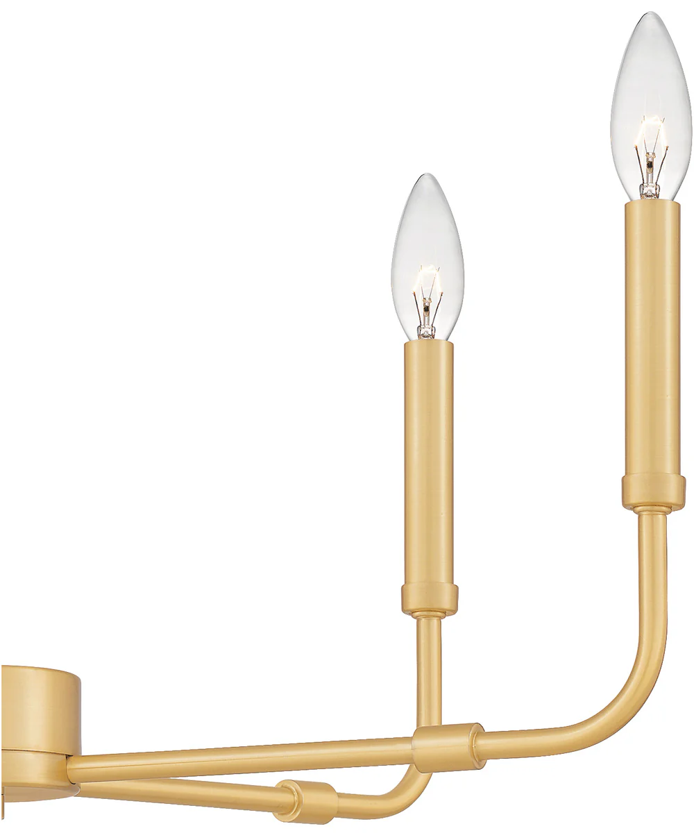 Abner 5-light Chandelier Aged Brass - Image 6