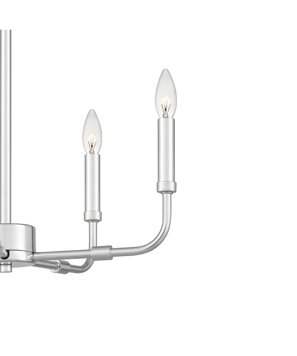 Abner 5-light Chandelier Polished Chrome - Image 6