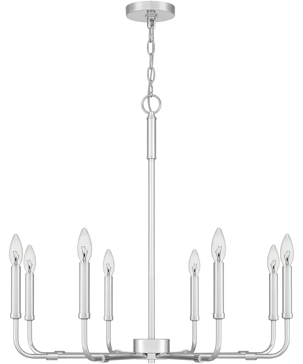 Abner 8-light Chandelier Polished Chrome - Image 3