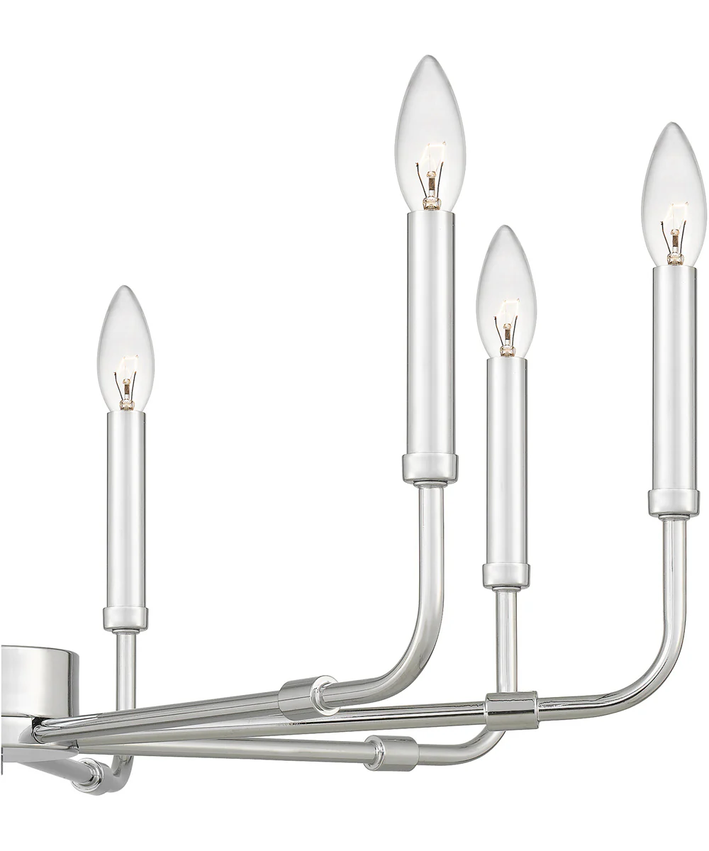 Abner 8-light Chandelier Polished Chrome - Image 6