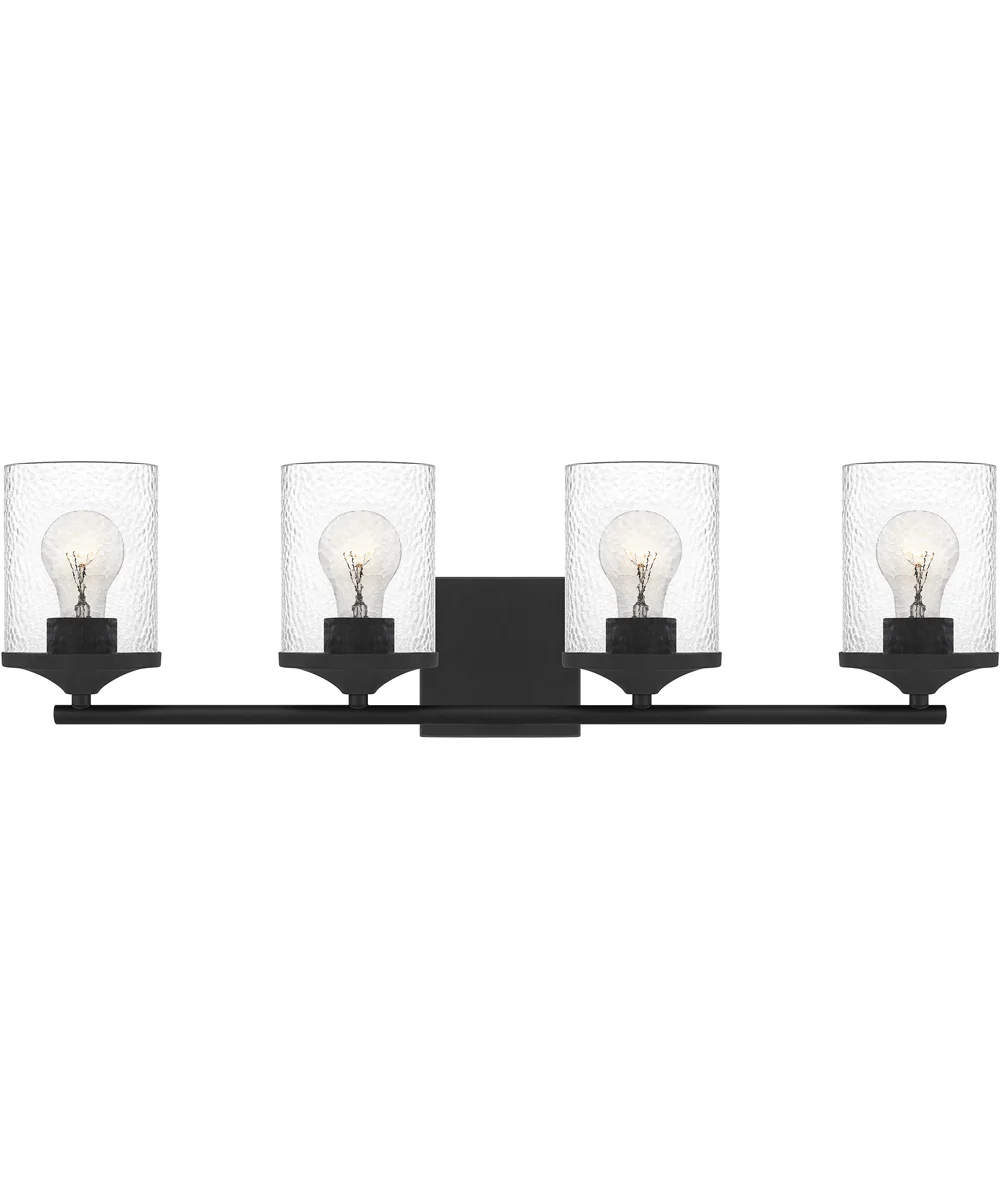 Abner Extra Large 4-light Bath Light Matte Black - Image 2