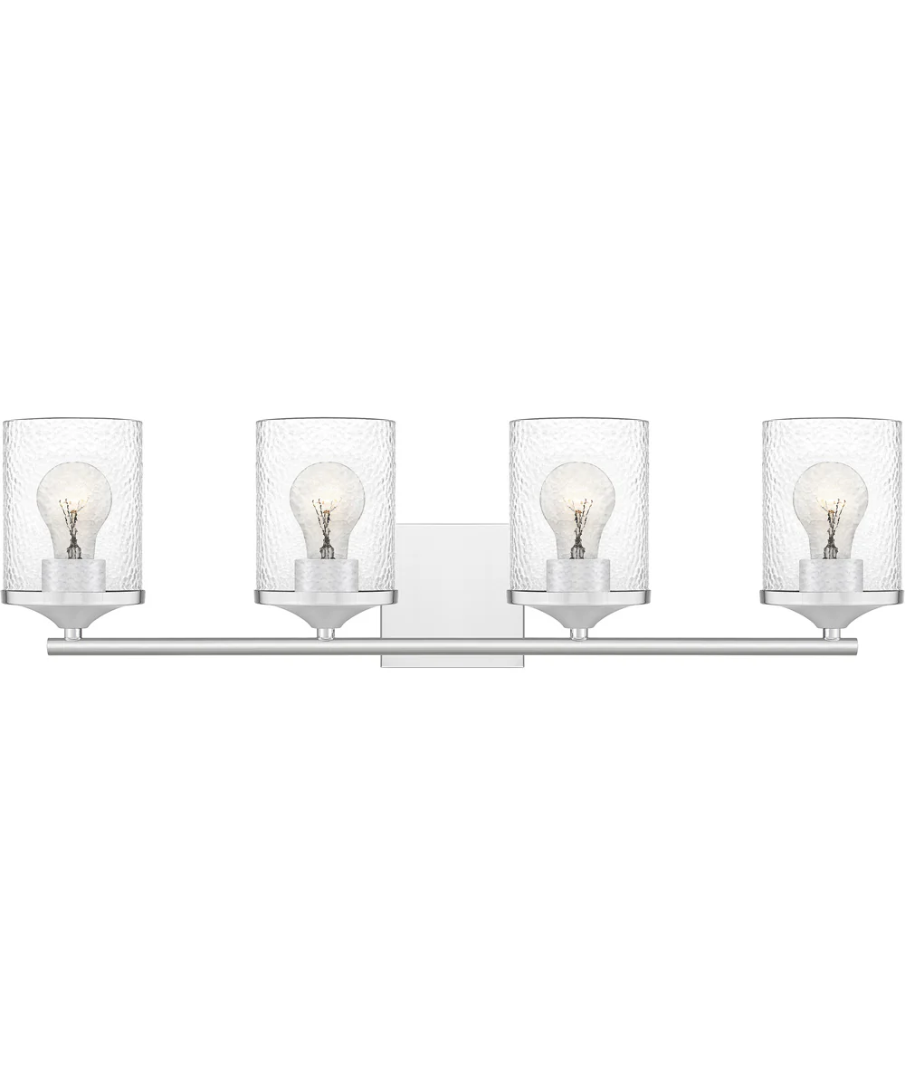 Abner Extra Large 4-light Bath Light Polished Chrome - Image 2