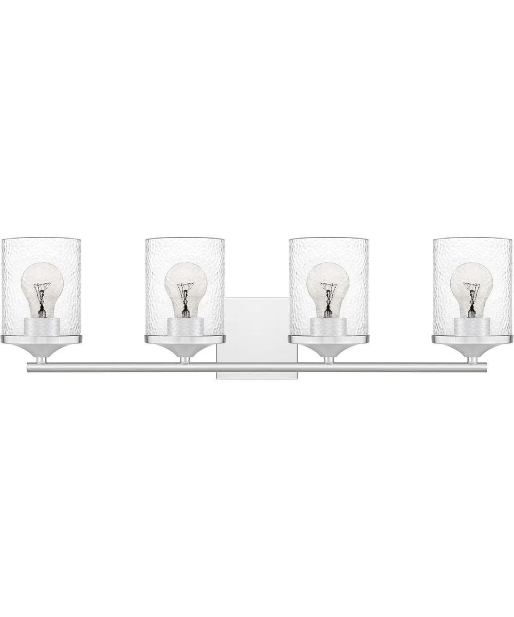 Abner Extra Large 4-light Bath Light Polished Chrome - Image 3