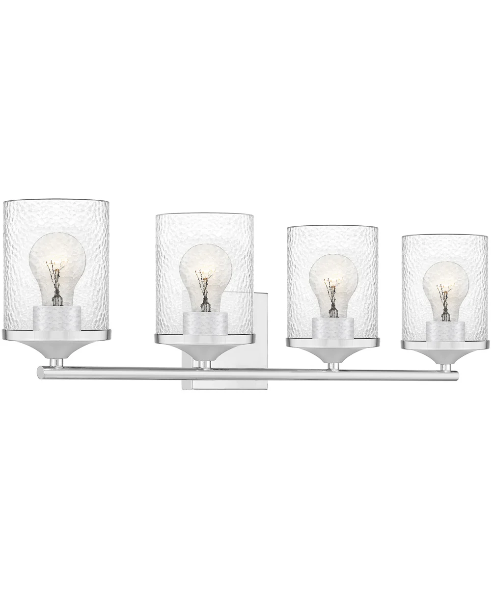 Abner Extra Large 4-light Bath Light Polished Chrome - Image 4