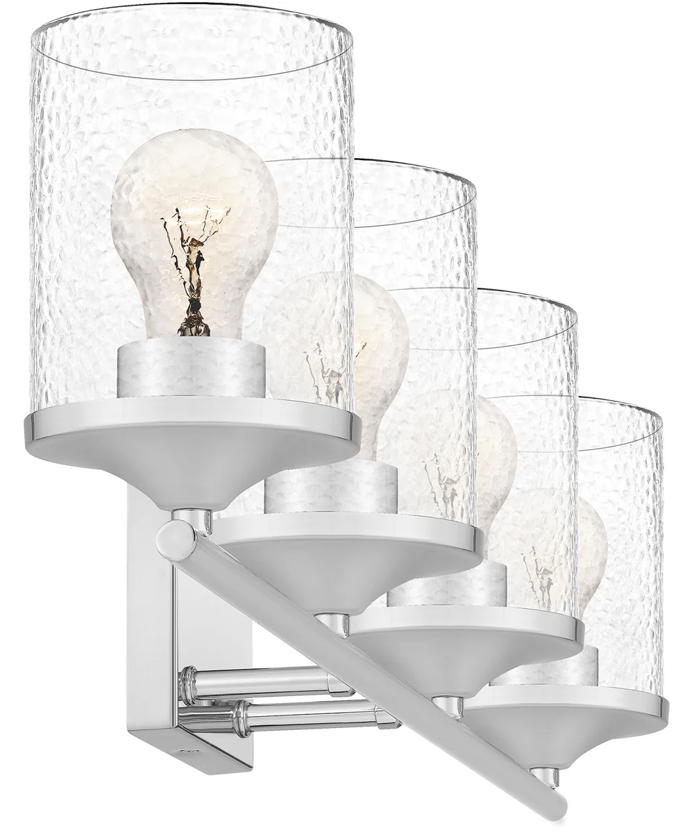 Abner Extra Large 4-light Bath Light Polished Chrome - Image 5