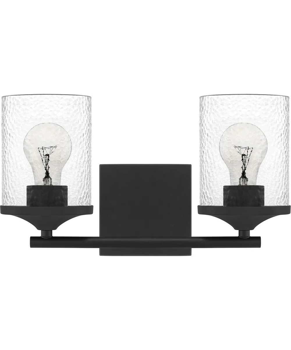 Abner Medium 2-light Bath Light Matte Black - Image 3