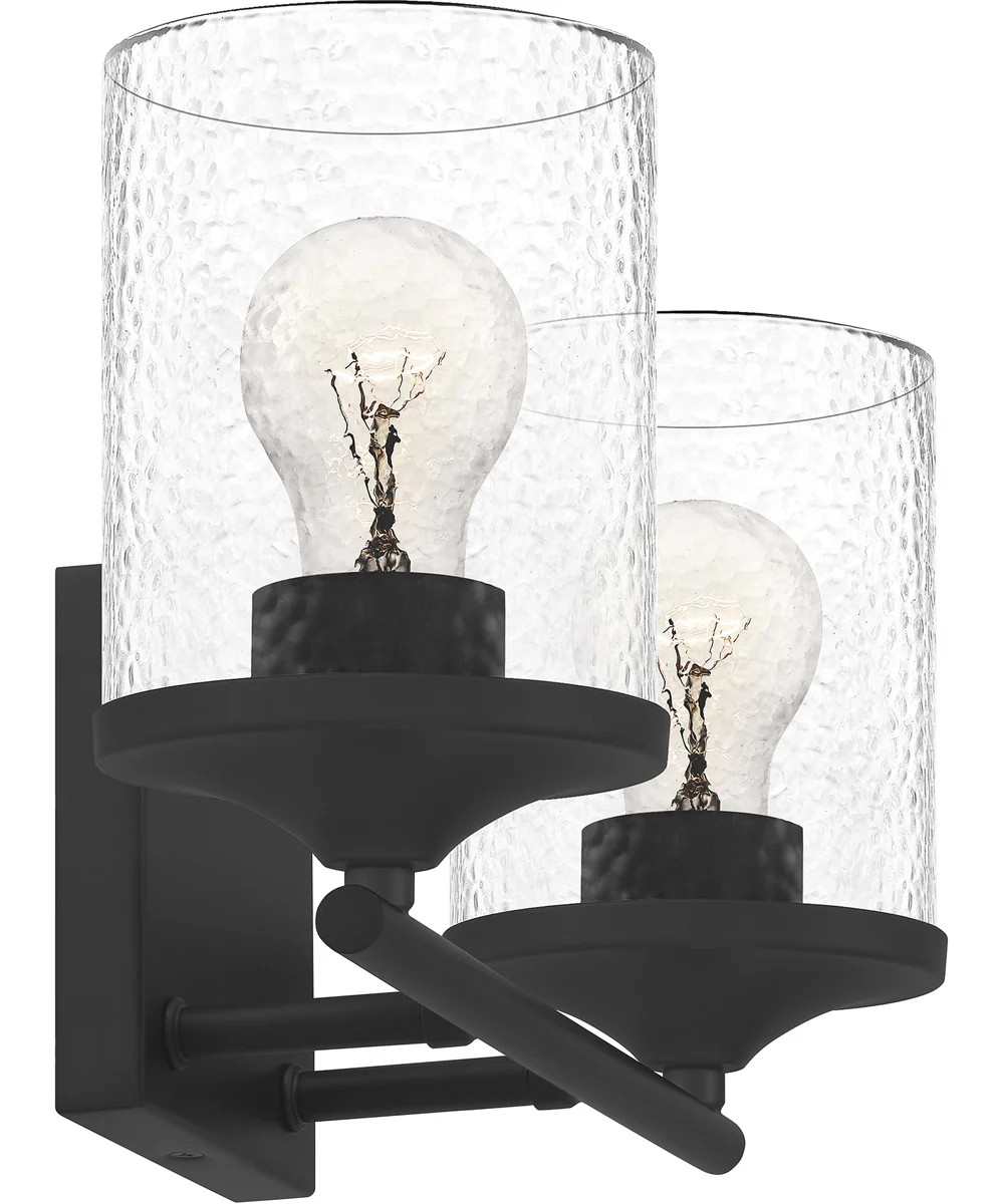 Abner Medium 2-light Bath Light Matte Black - Image 5