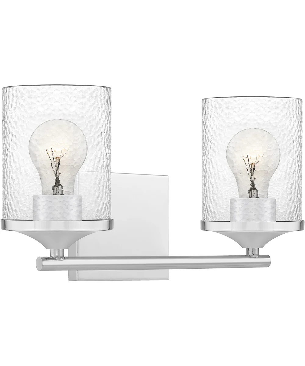 Abner Medium 2-light Bath Light Polished Chrome - Image 4