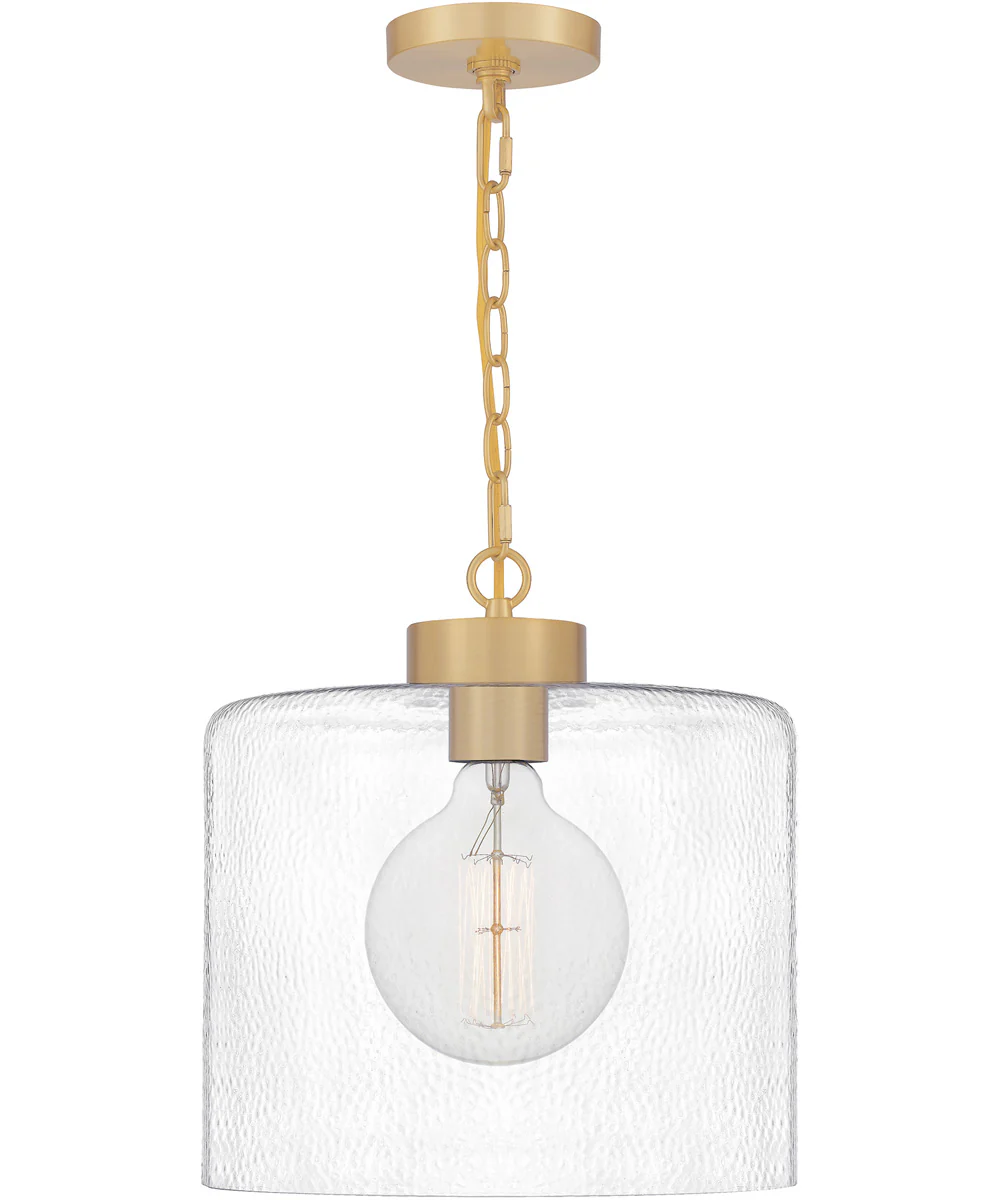 Abner Small 1-light Mini Pendant Aged Brass