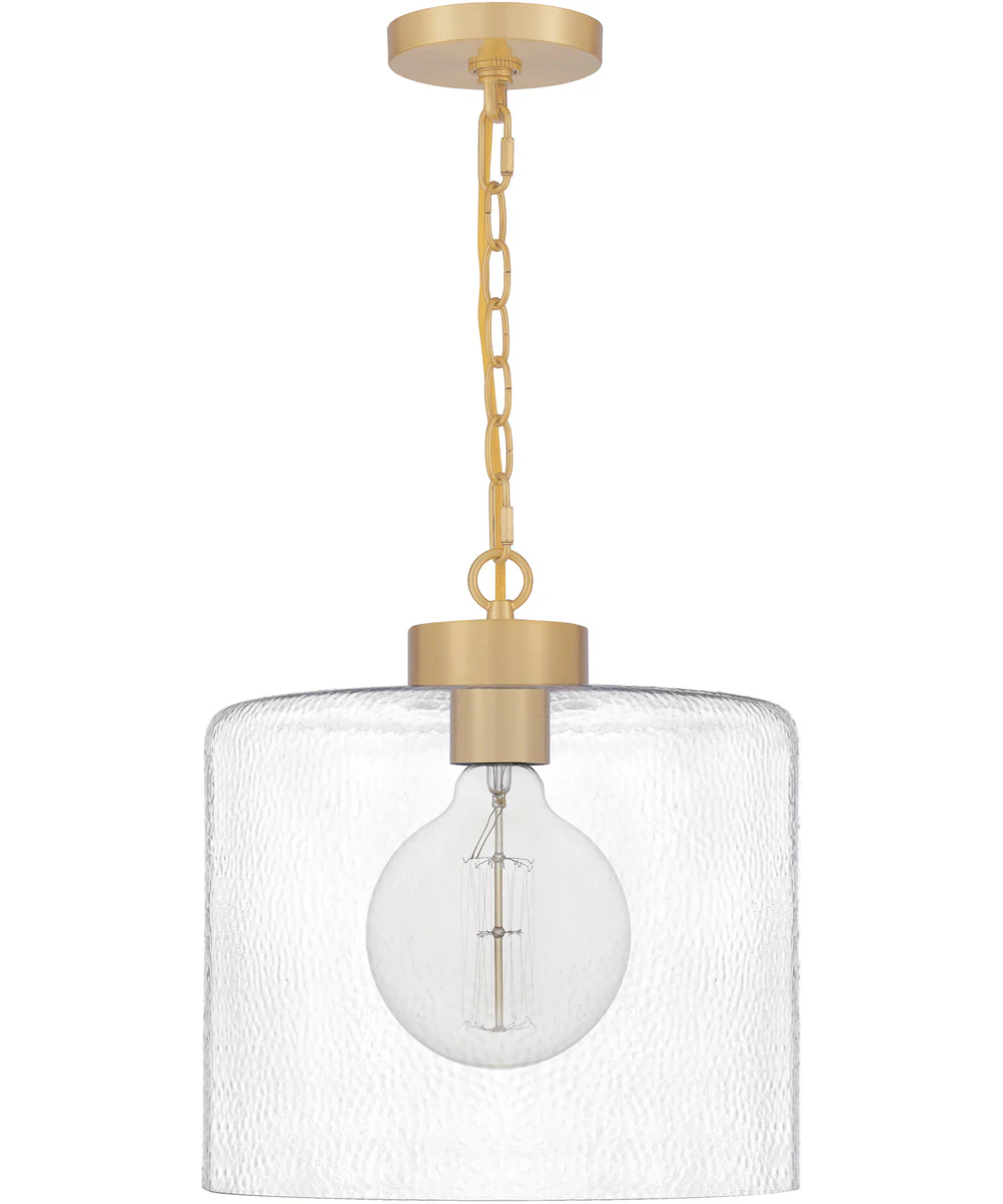 Abner Small 1-light Mini Pendant Aged Brass - Image 3