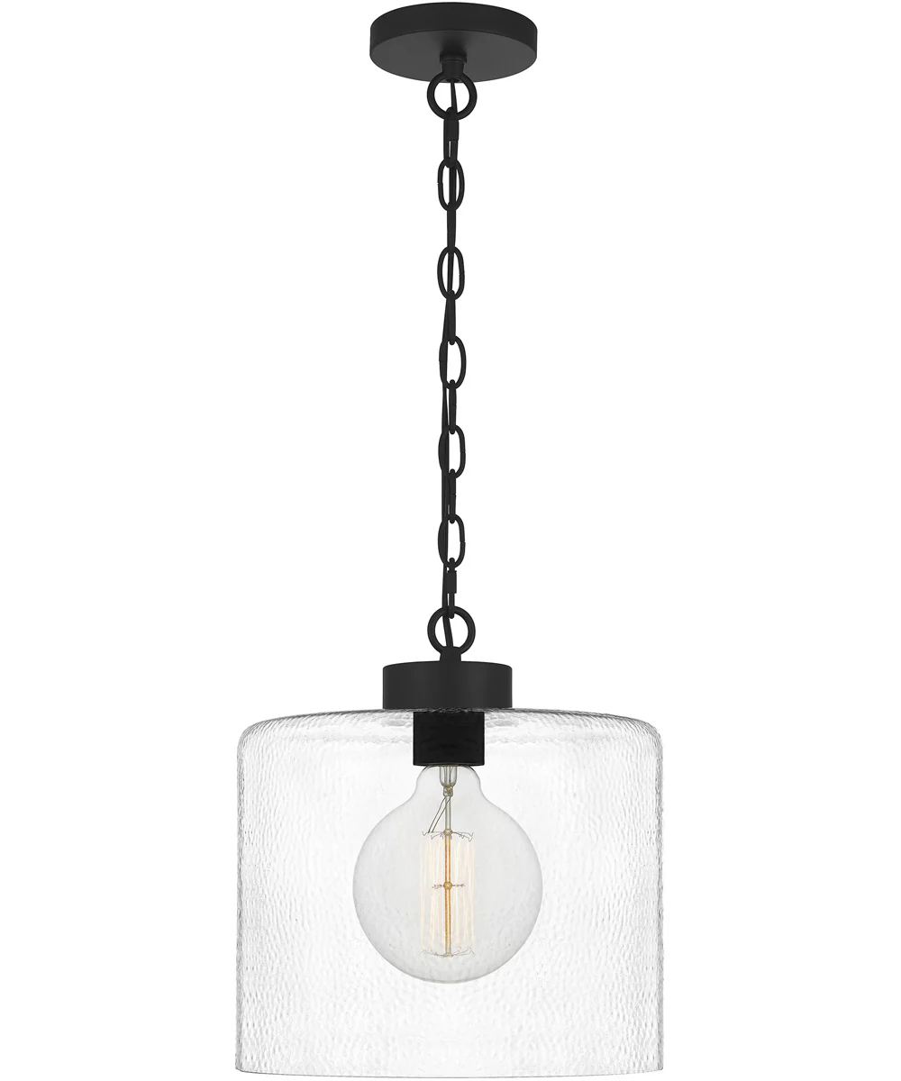 Abner Small 1-light Mini Pendant Matte Black - Image 2