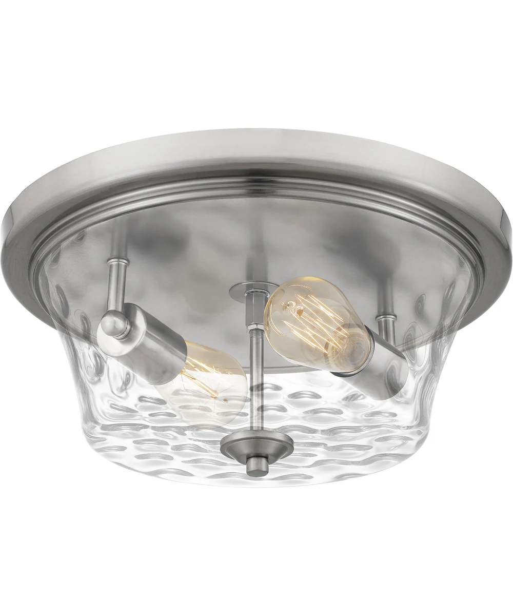 Acacia 2-light Flush Mount Brushed Nickel - Image 5