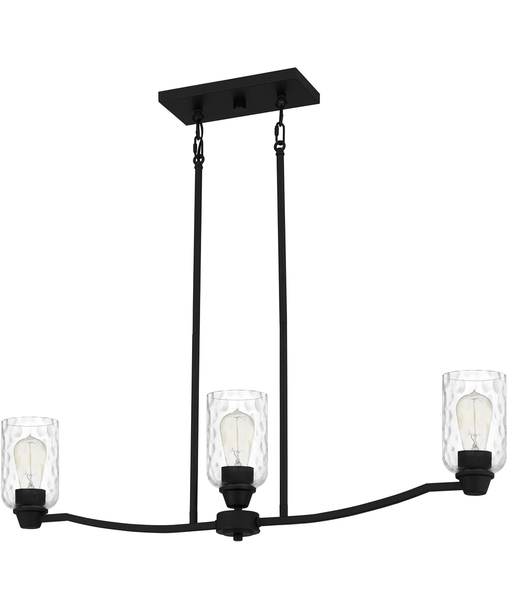 Acacia 3-light Island Light Matte Black - Image 3