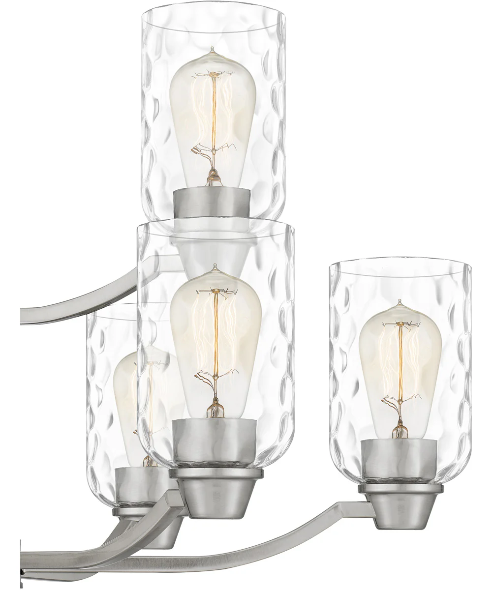 Acacia 9-light Chandelier Brushed Nickel - Image 6