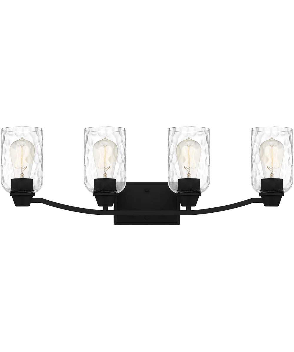 Acacia Extra Large 4-light Bath Light Matte Black - Image 2
