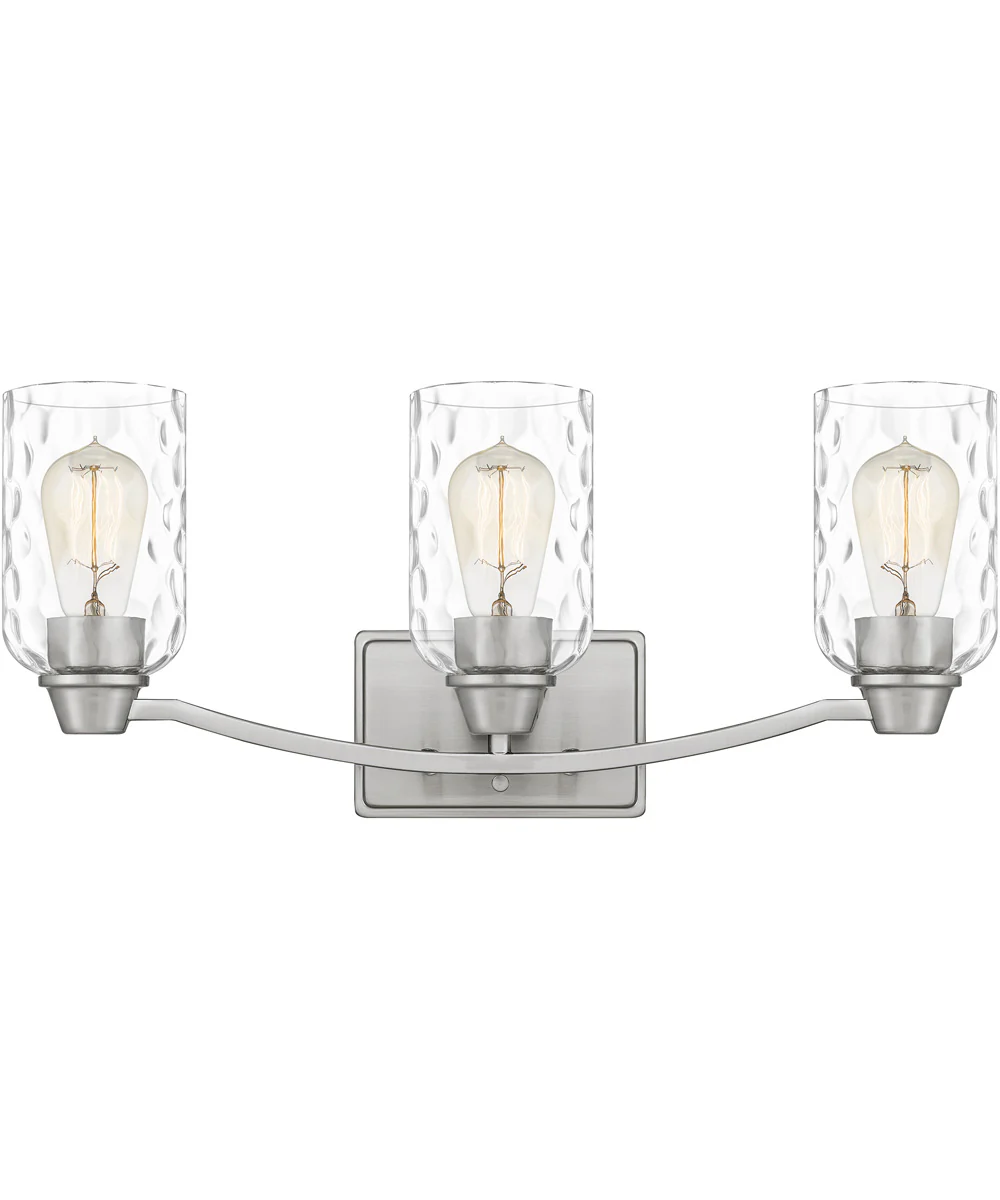 Acacia Large 3-light Bath Light Brushed Nickel - Image 2