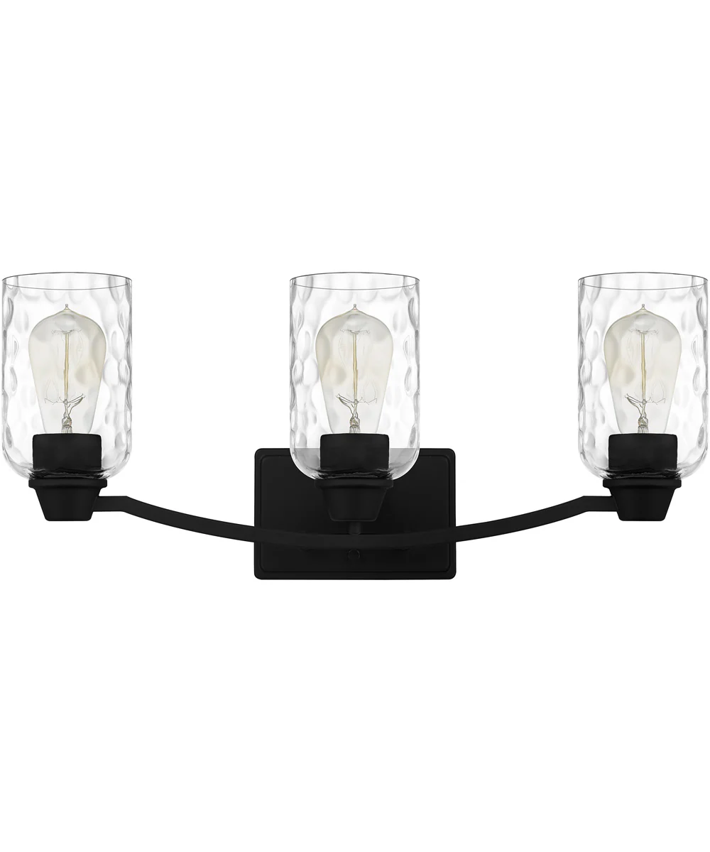 Acacia Large 3-light Bath Light Matte Black - Image 3