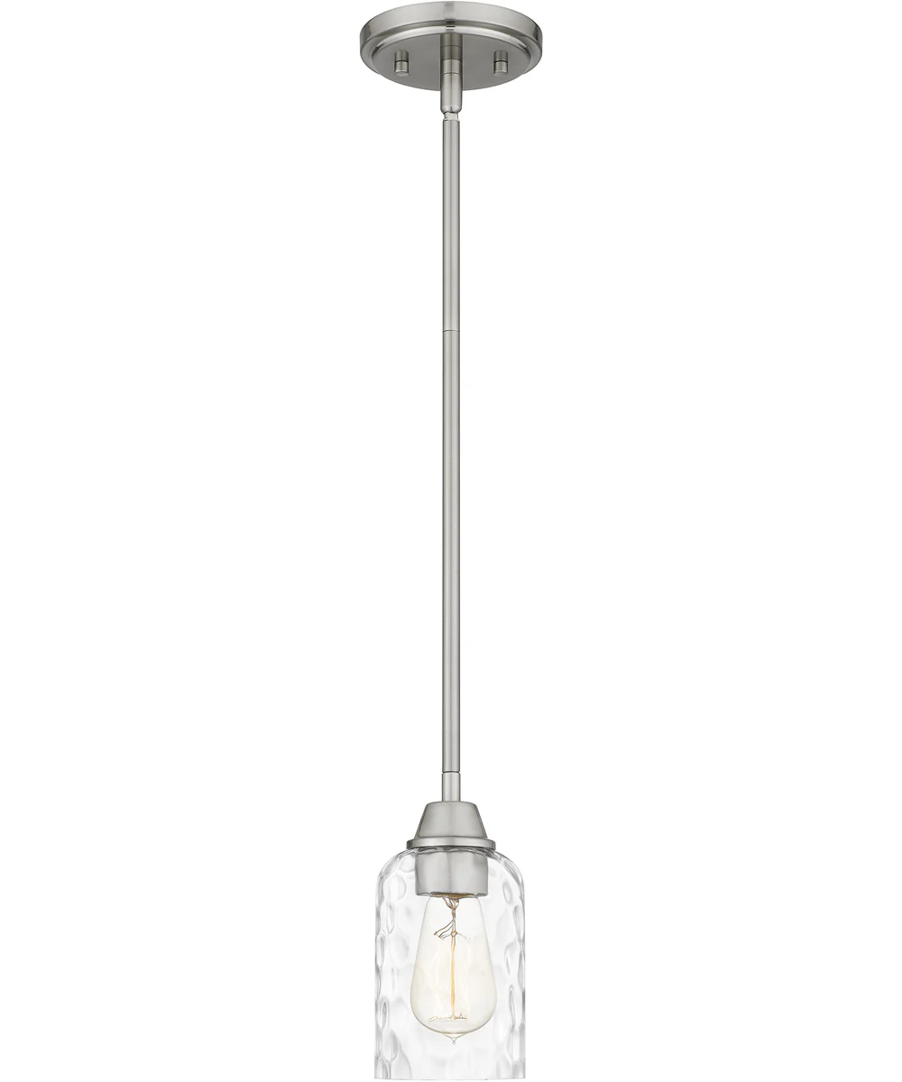 Acacia Small 1-light Mini Pendant Brushed Nickel - Image 4
