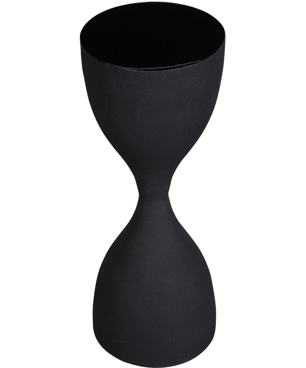 Accent Table in Sandpaper Black with High Gloss Top - Image 3