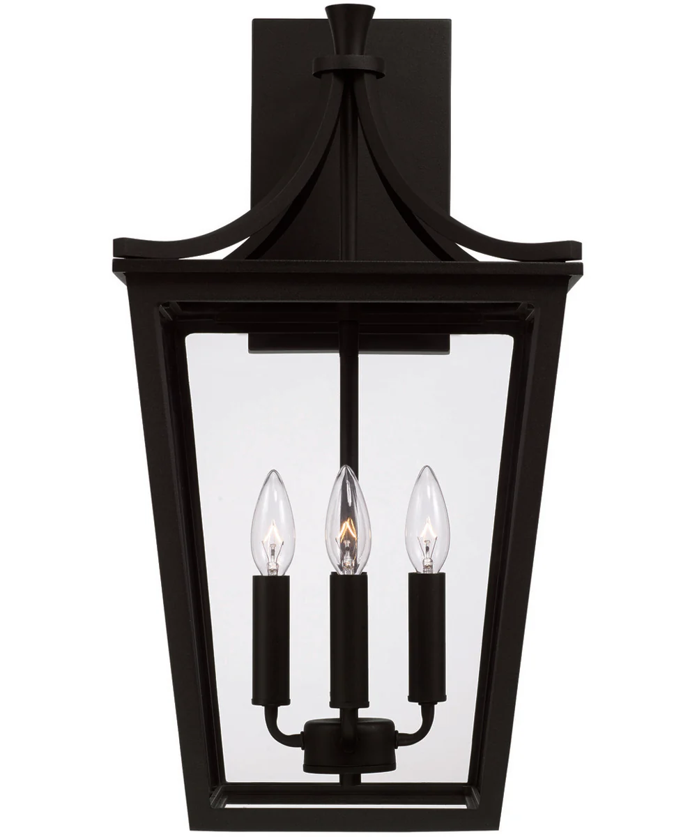 Adair 4-Light Outdoor Wall-Lantern Rain or Shine - Black - Image 5
