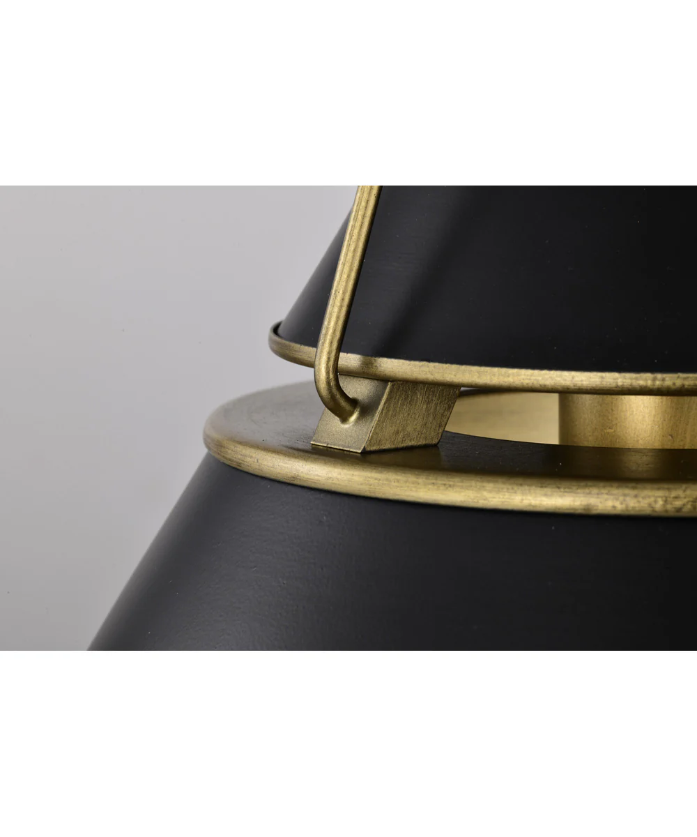 Adina 1-Light Pendant Matte Black - Image 10