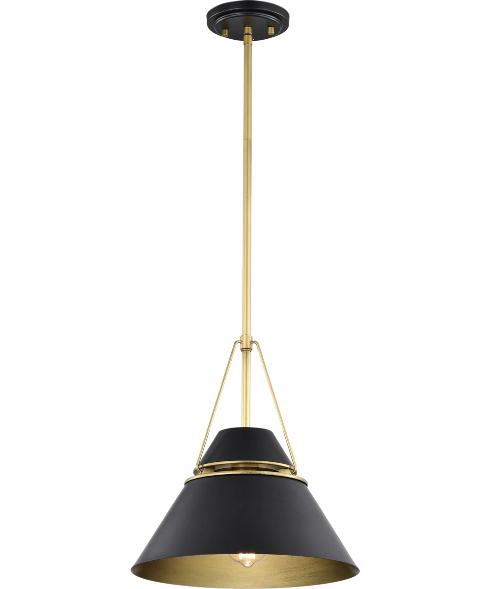 Adina 1-Light Pendant Matte Black - Image 2