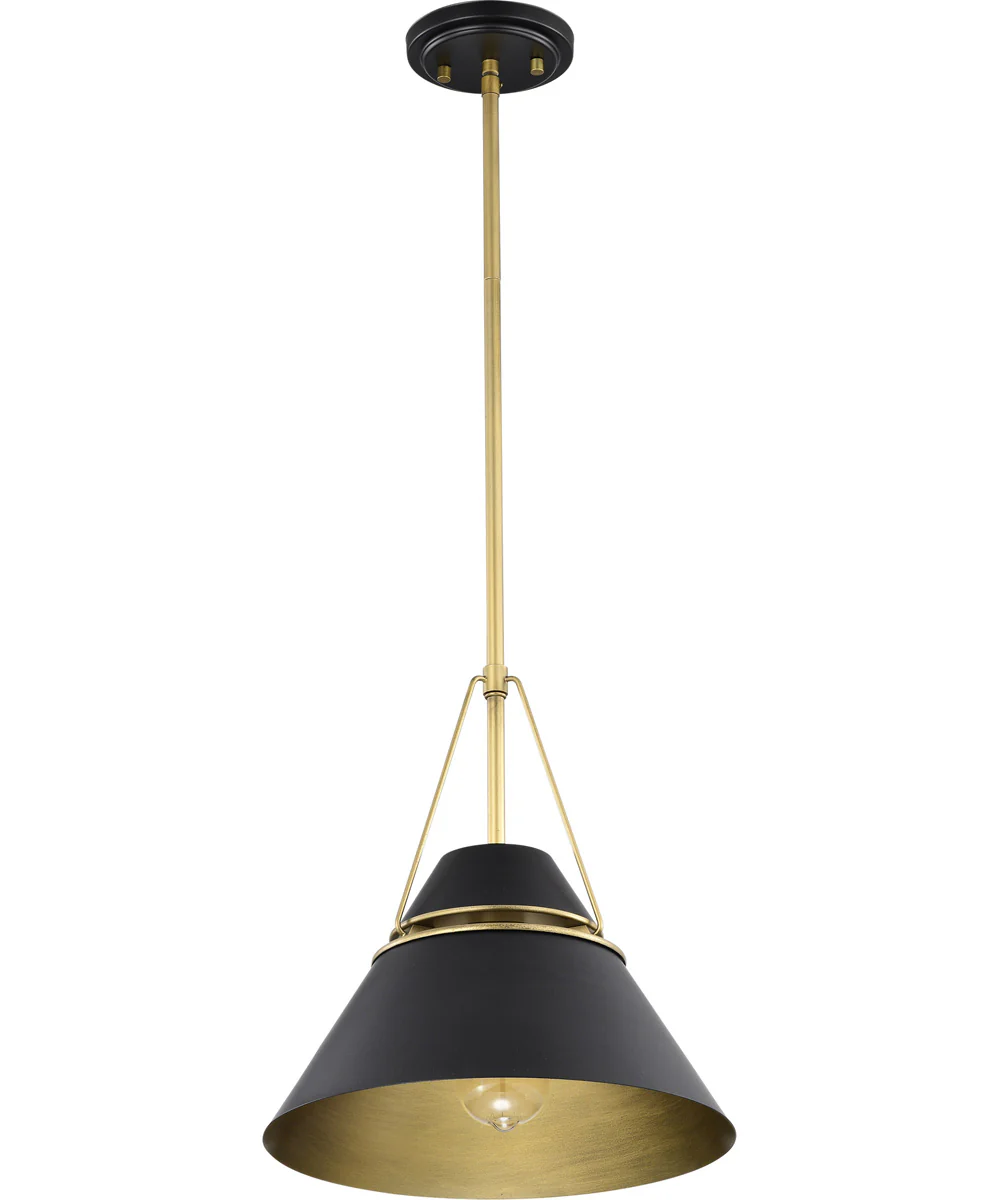 Adina 1-Light Pendant Matte Black - Image 3