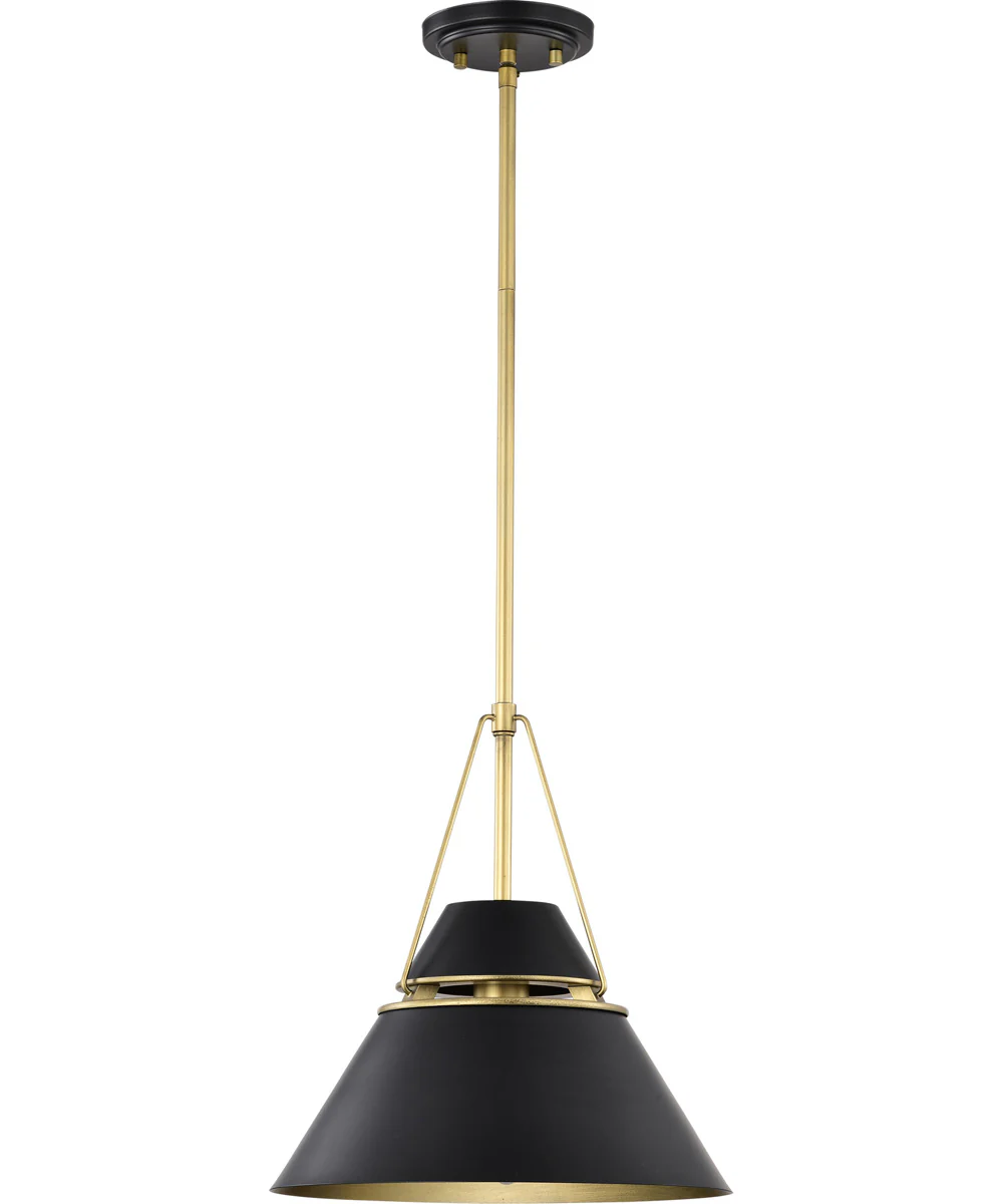 Adina 1-Light Pendant Matte Black - Image 5