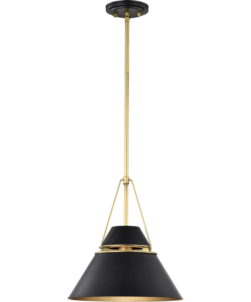Adina 1-Light Pendant Matte Black - Image 6