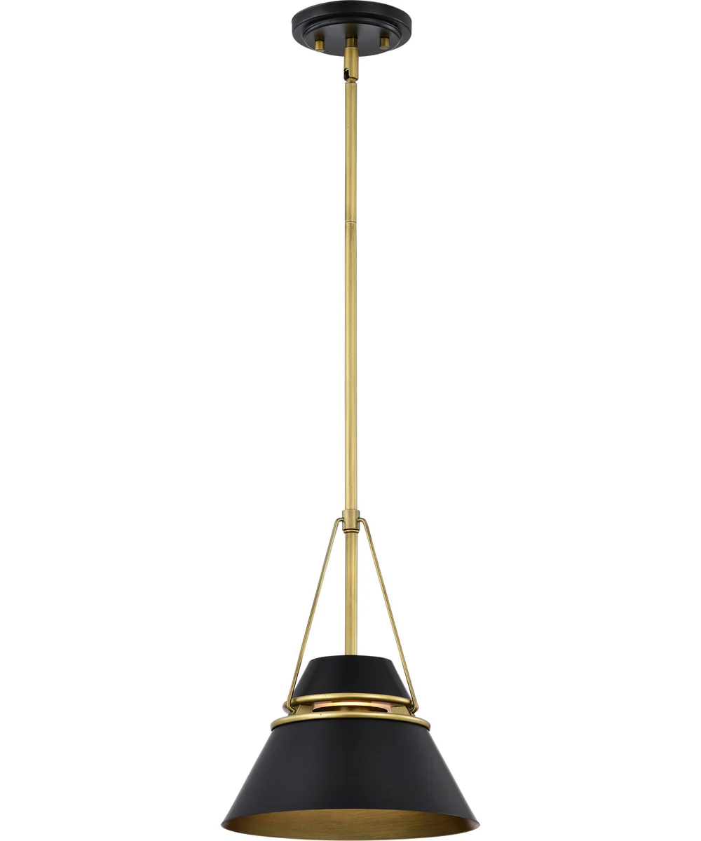 Adina 1-Light Pendant Matte Black - Image 2