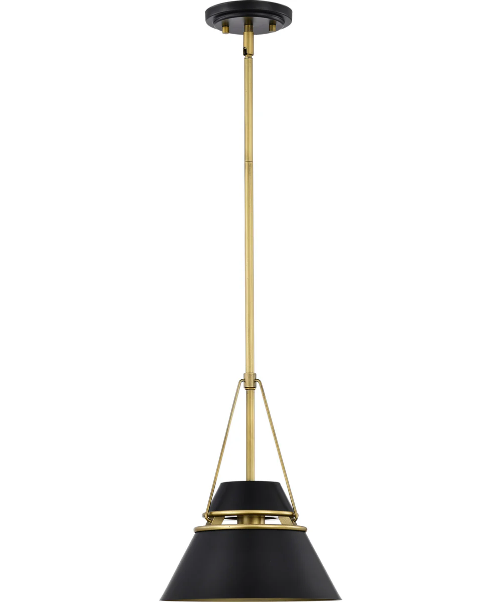 Adina 1-Light Pendant Matte Black - Image 3