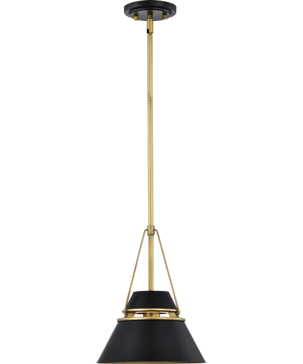 Adina 1-Light Pendant Matte Black - Image 4