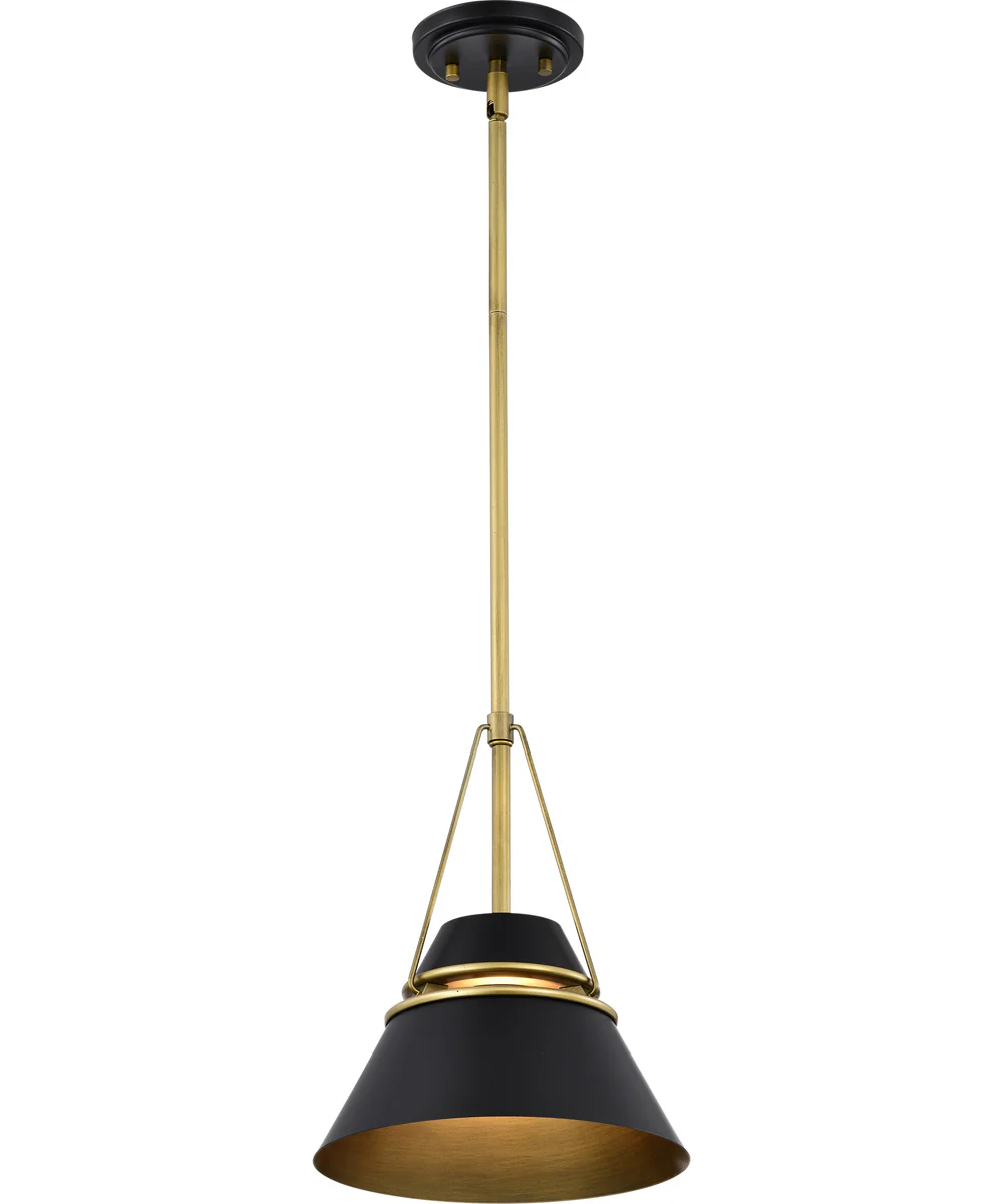 Adina 1-Light Pendant Matte Black - Image 6