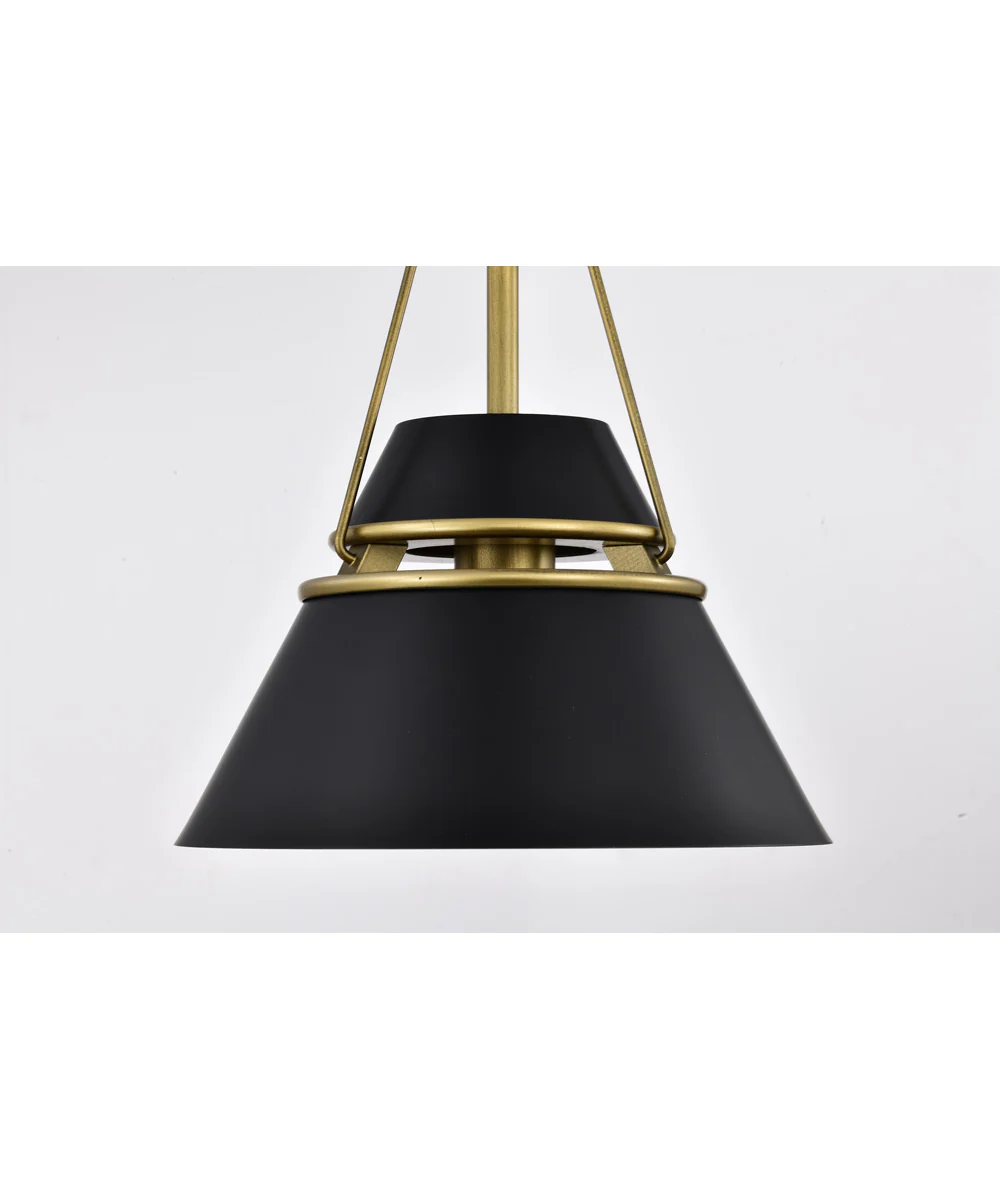 Adina 1-Light Pendant Matte Black - Image 7
