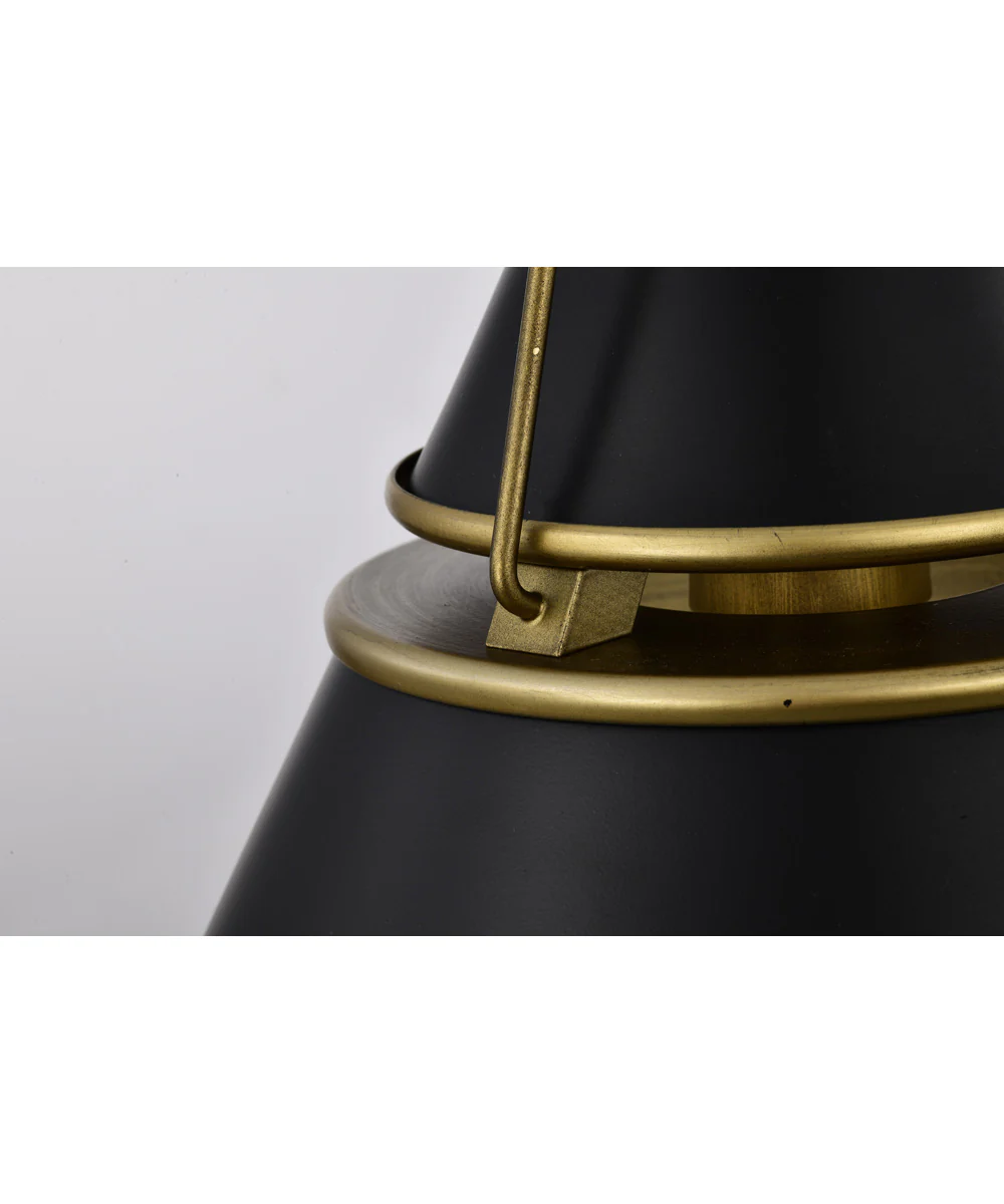 Adina 1-Light Pendant Matte Black - Image 8