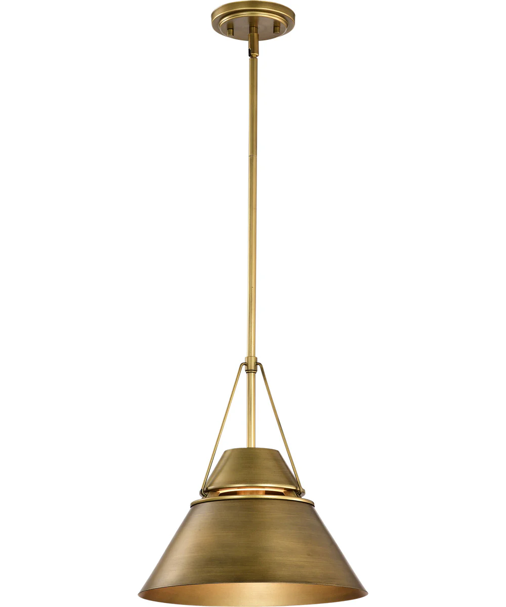 Adina 1-Light Pendant Natural Brass - Image 2