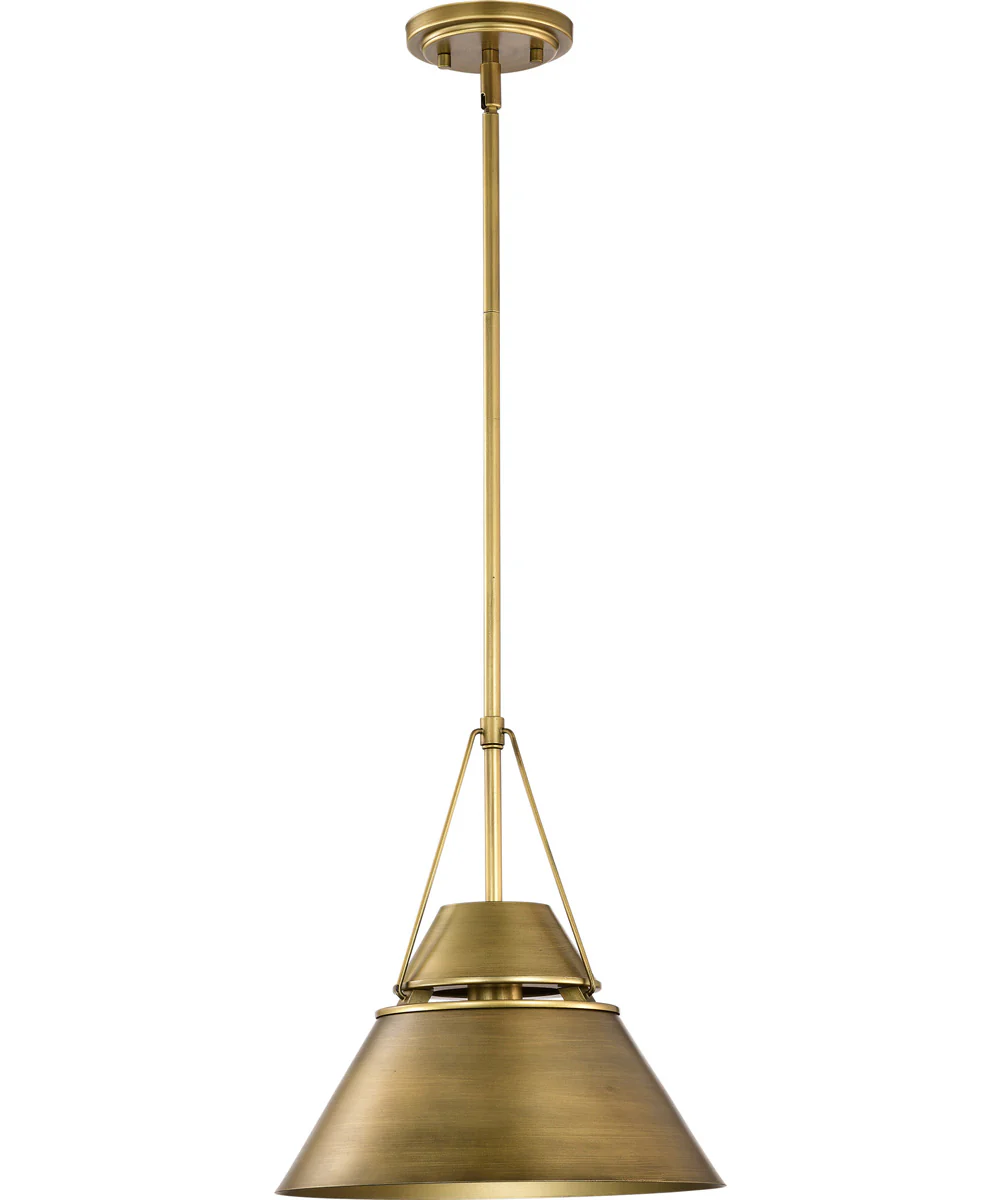 Adina 1-Light Pendant Natural Brass - Image 5