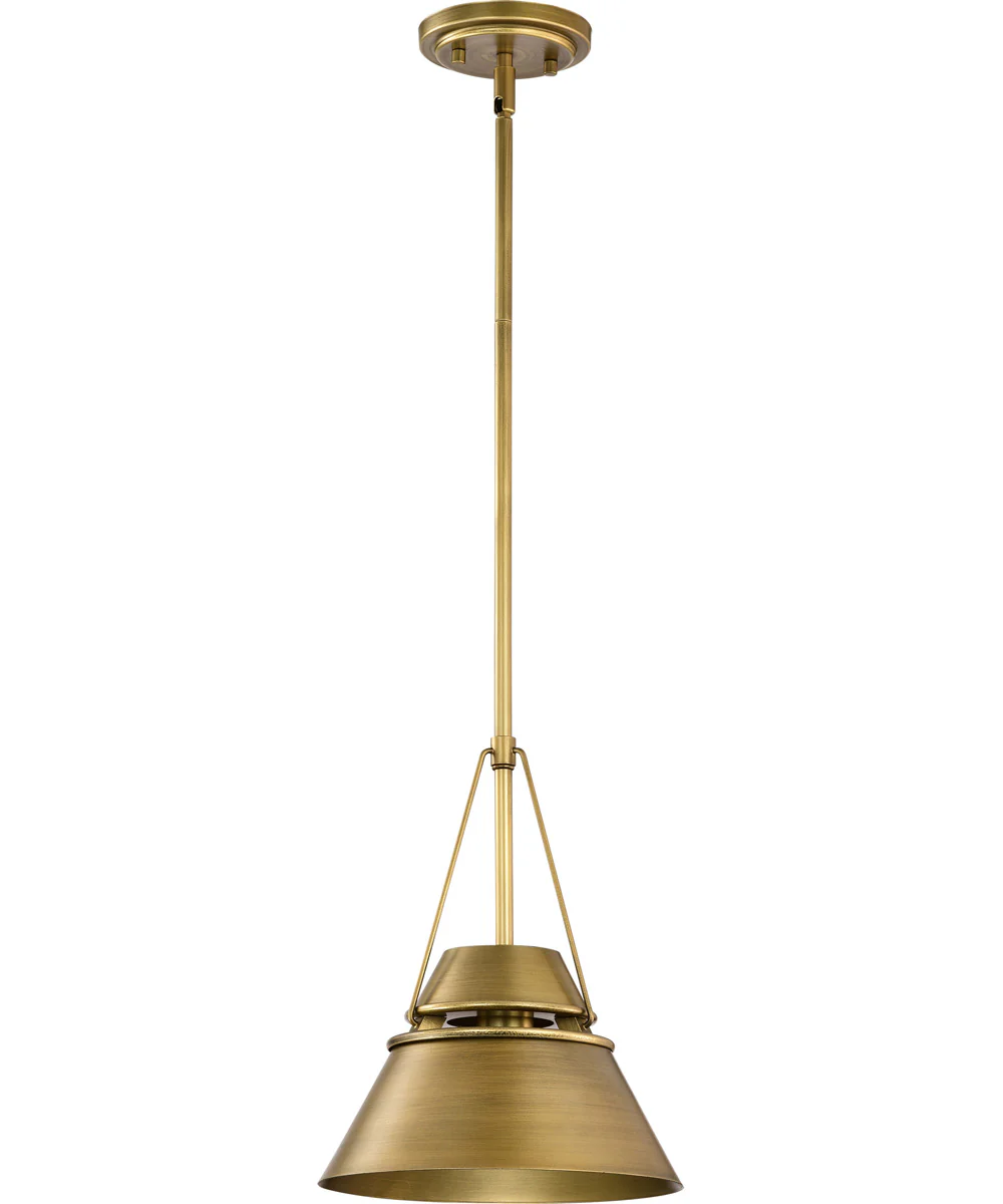 Adina 1-Light Pendant Natural Brass