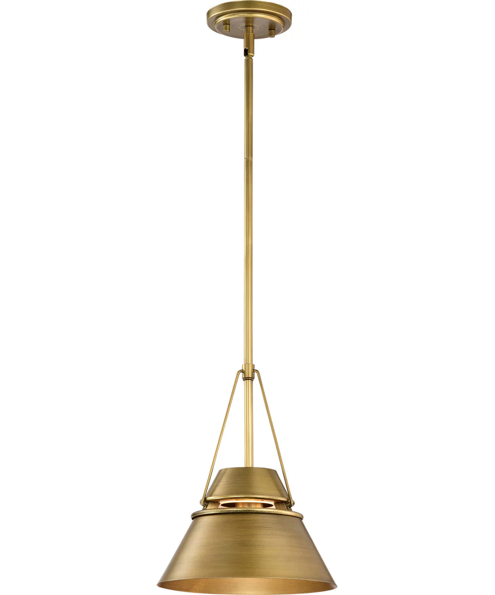 Adina 1-Light Pendant Natural Brass - Image 2