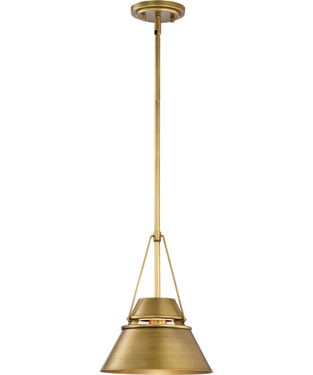 Adina 1-Light Pendant Natural Brass - Image 4
