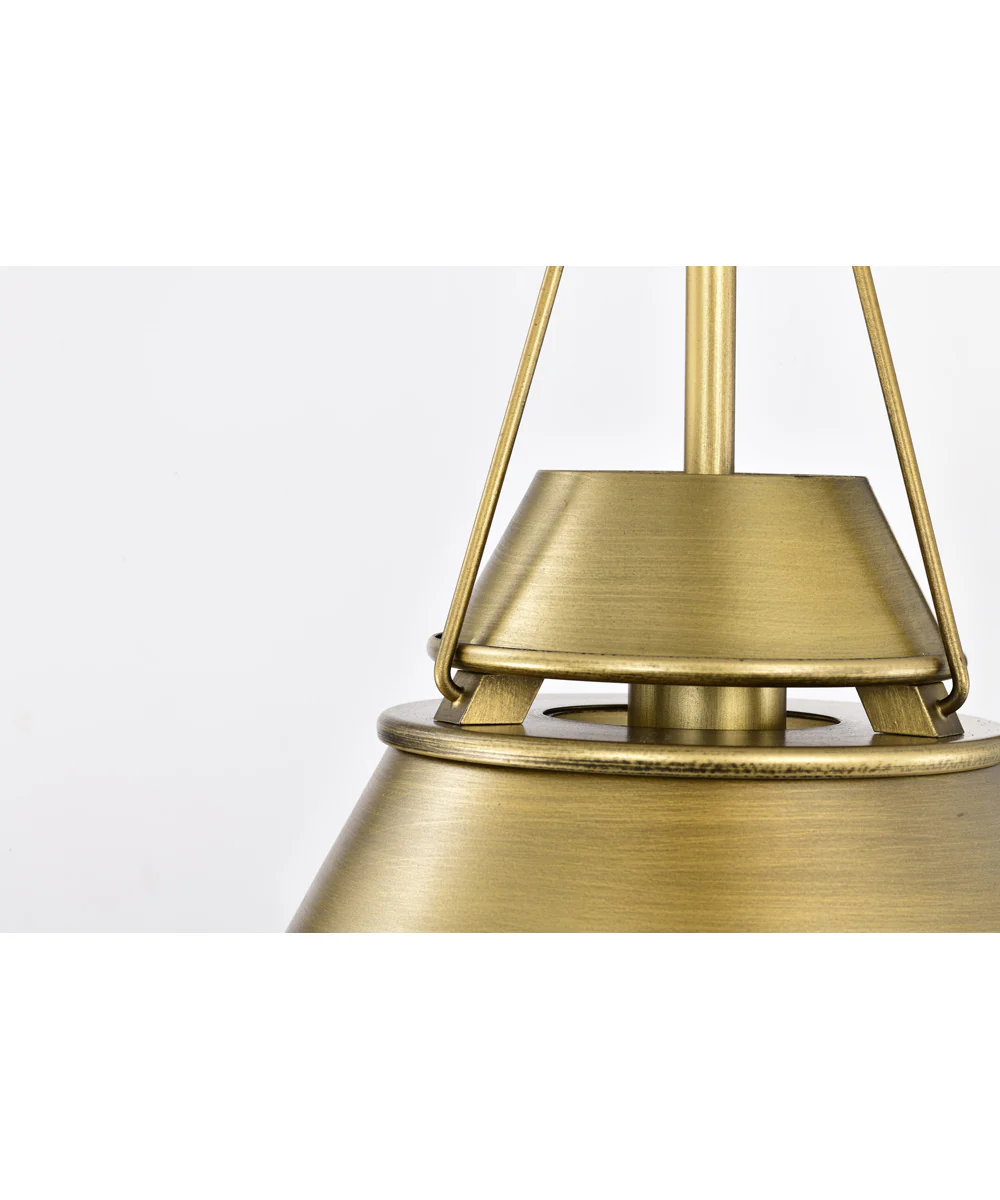 Adina 1-Light Pendant Natural Brass - Image 9