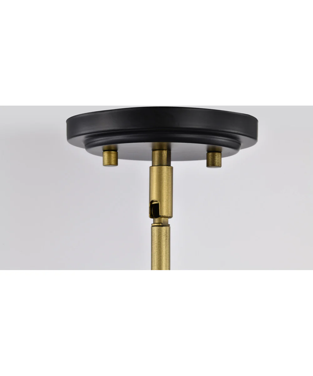 Adina 3-Light Pendant Matte Black - Image 11