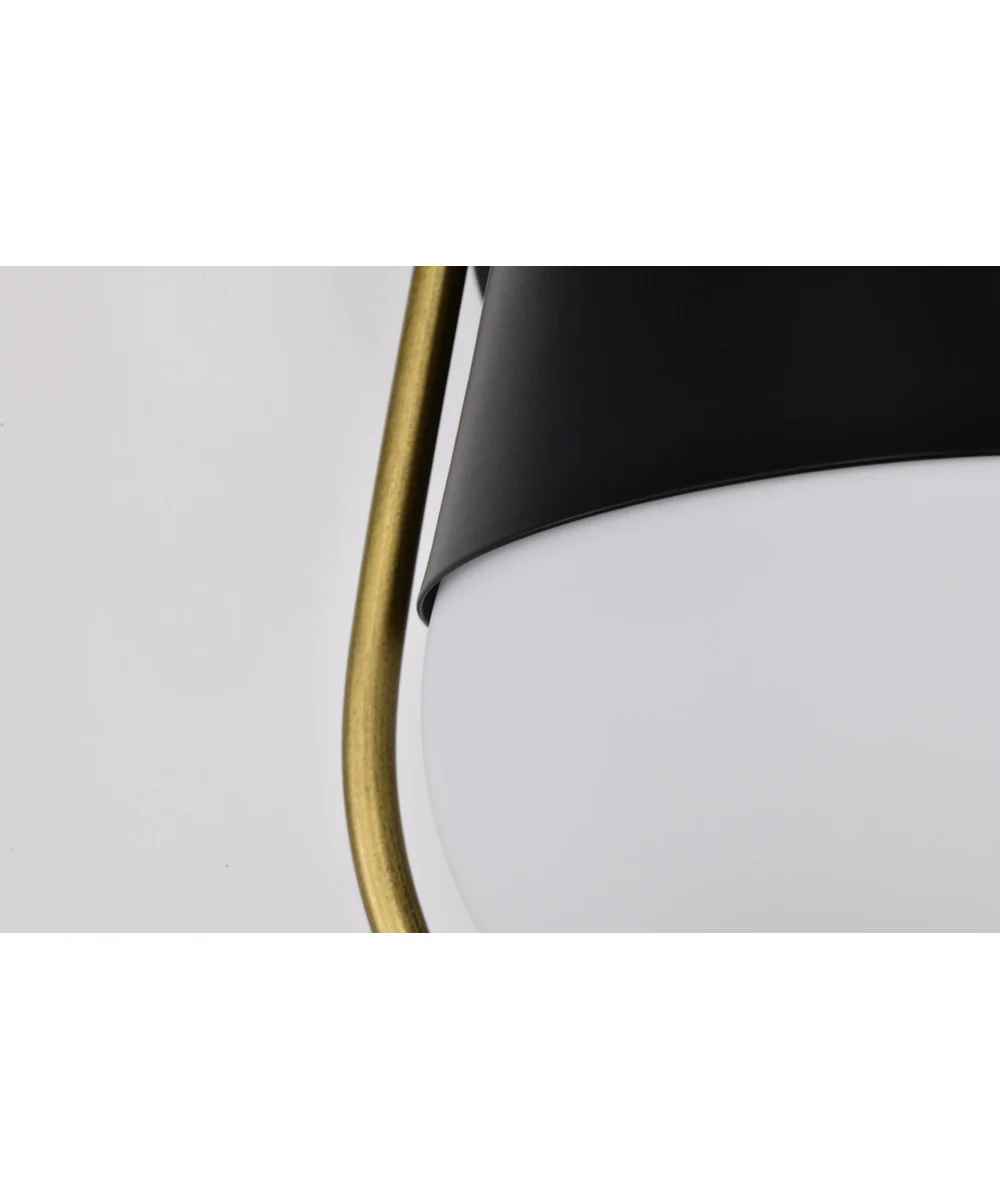 Admiral 1-Light Vanity & Wall Matte Black - Image 11