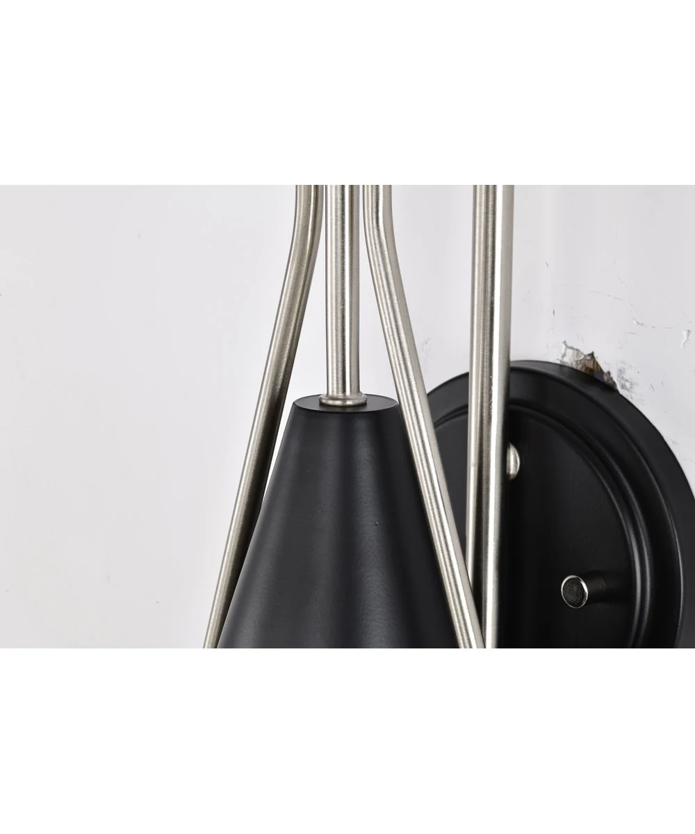 Admiral 1-Light Vanity & Wall Matte Black - Image 10